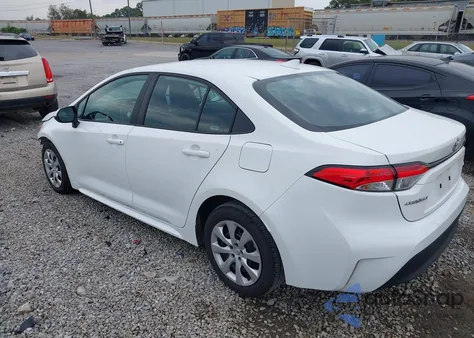 2025 Toyota Corolla Le z USA, uszkodzony, nr VIN 5YFB4MDE3SP273761